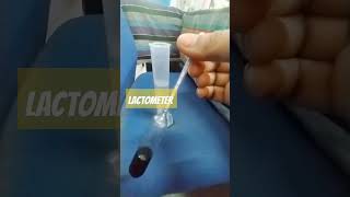 experiment lactometer [upl. by Htrag]