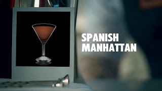 SPANISH MANHATTAN DRINK RECIPE  HOW TO MIX [upl. by Prudie]