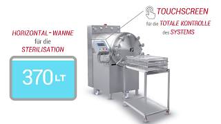 Autoklav zur Sterilisation von Konserven STERY2000 [upl. by Mayram]