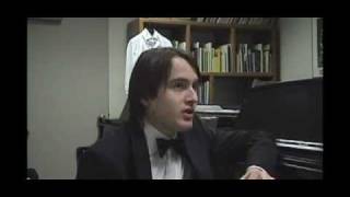 Daniil Trifonov pianist performs in Fresno California and gives an interview following his recital [upl. by Lj]