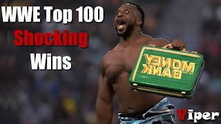 WWE Top 100 Shocking Wins in History [upl. by Gardas]