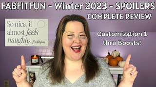 Fabfitfun Spoilers  Full Box Review  Winter 2023 Complete Box [upl. by Brianne796]