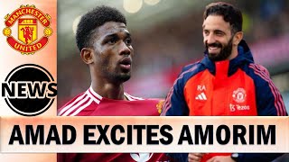 Amad Diallo Impresses Ruben Amorim Ahead Of Ipswich Town Encounter  Man United News Now [upl. by Acinna66]