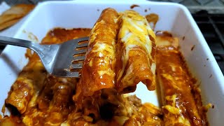 I made my sons favorite ENCHILADAS for dinner recipe [upl. by Aliekat240]