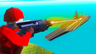 I Found the BEST WAYS To INVADE and DESTROY THE AIRCRAFT CARRIER In Ravenfield [upl. by Ical]