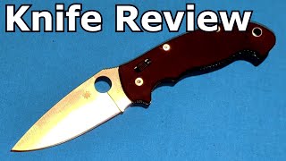 Spyderco Manix 2 XL G10 C95G2  Knife Review [upl. by Mitzl]