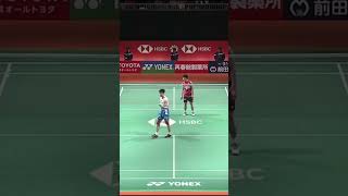 Li Shi Feng Trick Shot‼️shorts badminton sports [upl. by Tunnell]