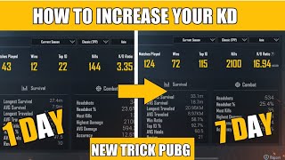 How To Increase Kd In Pubg Mobile  15 Kd Best Tips And Tricks Increase Your Kd Pubg Mobile [upl. by Nirrep]