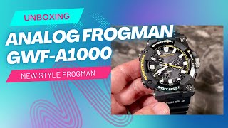 Unboxing Analog Frogman GWFA1000 [upl. by Aynnek]