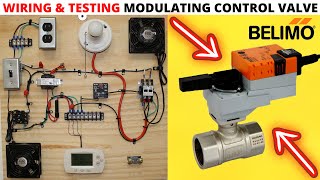 HVAC TRAINING BOARD Wiring amp Testing A Belimo Modulating Control Valve Modulating Actuator Theory [upl. by Enwahs]