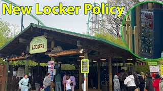 New Locker Policy at Six Flags Great Adventure [upl. by Arielle720]