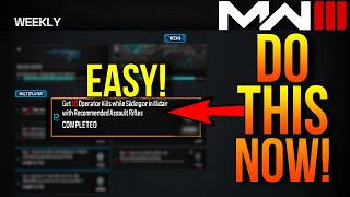 How To Get 10 Kills Sliding or Midair With Assault Rifles in MW3 [upl. by Asila]