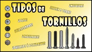 Tipos de tornillos [upl. by Weasner]