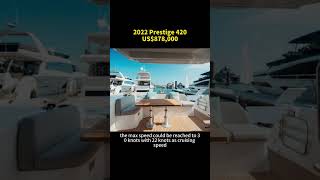 NO265 This Prestige 420 is built in 2022 yachtlife yachting yachtbrokerage yacht yachts [upl. by Vilhelmina]