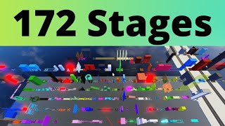 The Obby creator jump per difficulty chart obby FINALE  172 stages [upl. by Ilagam]