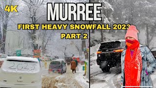 Murree First Heavy Snowfall of 2023 Part 2 [upl. by Iur540]