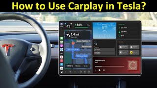 Carlinkit T2C  Best Wireless Carplay Adapter for Tesla in 2024 [upl. by Yob]