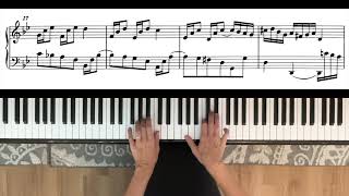 Demonstration Polonaise in G minor BWV Anh 125 by C P E Bach from the Anna Magdalena Notebook [upl. by Ariay]