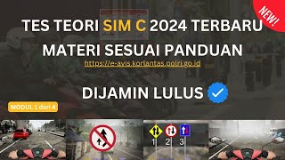 SOAL TES SIM C KOMPUTER 2024  MODUL 1 [upl. by Nylirad334]