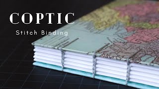 How I Coptic Binding  DIY Bookbinding  Easy Step by Step [upl. by Isobel]