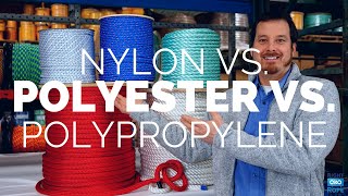 Nylon vs Polyester vs Polypropylene Rope  How to Choose the Right Rope [upl. by Nahtannoj]