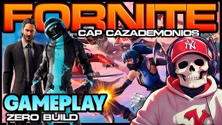 Fornite  skins John Wick and Viajero Eterno  Cap6 Cazademonios 💀 [upl. by Junina]