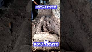 Archaeologists Find Second Statue in Ancient Roman Sewer ancienthistory archaeology art [upl. by Rabah416]