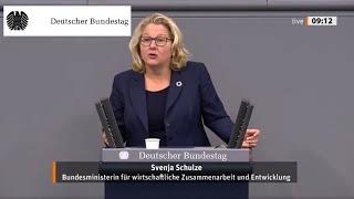 Schulze will Schwer­punkt auf feministische Entwicklungspolitik legen [upl. by Yesdnyl]