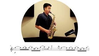 20242025 GMEA AllState  Alto Saxophone MS Grades 68 Technical Etude Mr Bryant Le [upl. by Costanzia]