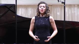 Deniz Uzun Mezzosoprano Franz Schubert quotNachtstückquot [upl. by Brewster]