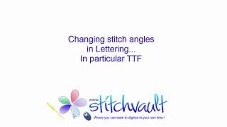 stitch angles in lettering [upl. by Leiso]