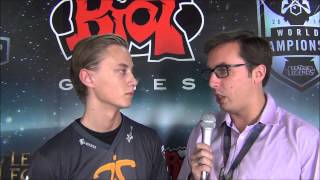 Fnatic Rekkles After Day 7  quotBecause in the end we are a team we are a familyquot [upl. by Nylad]