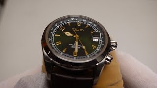 Seiko Alpinist Prospex 2020 Unboxing amp Review  Model SBDC091SPB121J1 [upl. by Martineau580]