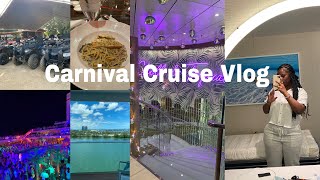 CARNIVAL CELEBRATION CRUISE VLOG St Thomas ￼ StJuan Amber Cove and Crazy ATV Riding😳 [upl. by Ahsiakal348]