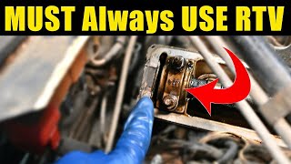 Where to Put RTV on Valve Cover Gaskets  Also Oil Cooler Lines Swap [upl. by Bortz]