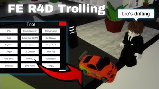 FE  Trolling GUI script R4D  Roblox [upl. by Niriam]