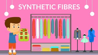 Synthetic Fibres  Types Properties and Uses  Video for Kids [upl. by Nodnerb]