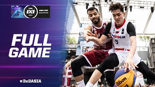 Mongolia 🇲🇳 vs Qatar 🇶🇦  Men Full QuarterFinal  FIBA 3x3 Asia Cup 2024  3x3 Basketball [upl. by Eiramenna]