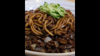 おうちで作れちゃう！超簡単ジャージャー麺レシピ  ジャジャン麺  韓国のソウルフード  新大久保 人気料理 Shorts [upl. by Ivor]