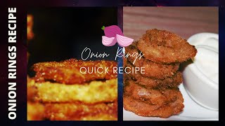 Easy Crispy Onion Rings Recipe 🧅  Cook Book [upl. by Nyltac444]