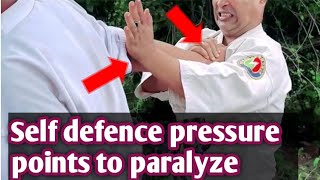 Self defence techniques to paralyze  The deadly pressure points techniques [upl. by Enialahs]