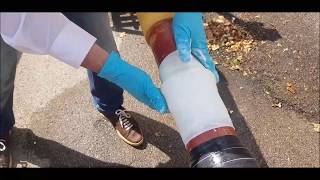 Repairing a Live Leak on a Steel Pipe  SylWrap Pipe Repairs [upl. by Zita]