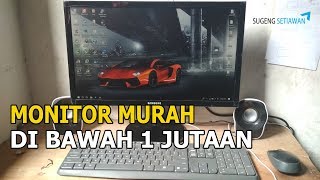 rekomendasi monitor dibawah 1 jutaan  review monitor samsung 19 inch murah [upl. by Venezia]