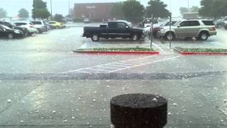 Hail Storm in Lewisville TX 4312 [upl. by Shirlee]