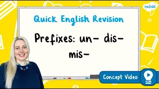 How Do You Use the Prefixes un dis and mis  KS2 English Concept for Kids [upl. by Nirret]