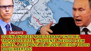 Os finlandeses mobilizaram vinte mil tropas de elite cinquenta navios e cem aviões [upl. by Calan593]