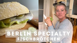 Experience Berlins Iconic Fish Roll  Fischbrötchen [upl. by Mungam856]