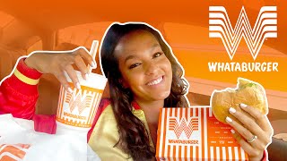 Trying ALL Of The Most Popular Menu Items At Whataburger  Delish [upl. by Kristofor]