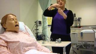 Administering Ventolin using a nebuliser [upl. by Adas998]