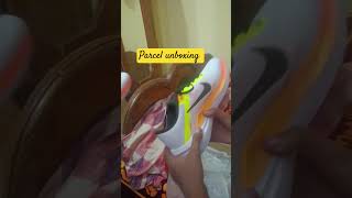 Diwali 🎇 ke moike pe parcel 📦 unboxing bollywood music shoe 👟 [upl. by Leamiba]